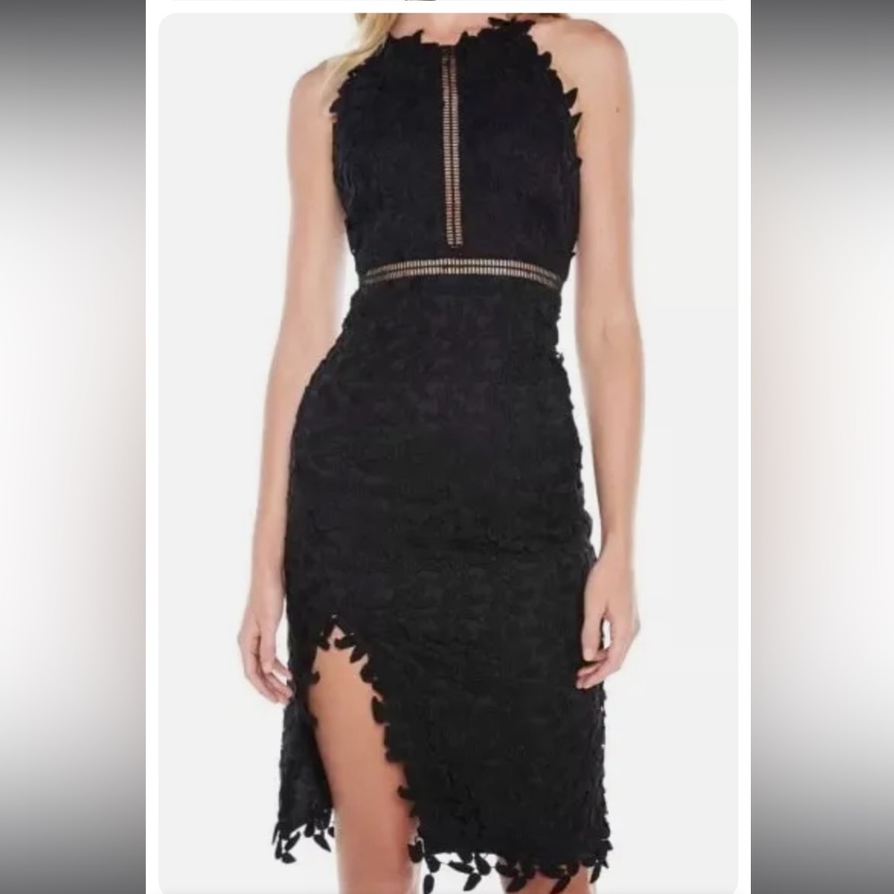 Bardot Tabytha Lace Halter Dress